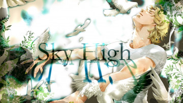 Картинка аниме tiger+and+bunny голуби парень