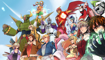 Картинка аниме tiger+and+bunny герои