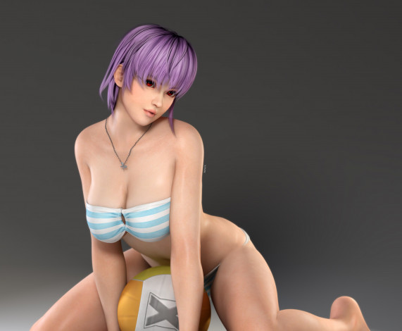 Обои картинки фото 3д графика, аниме , anime, девушка, фон, взгляд