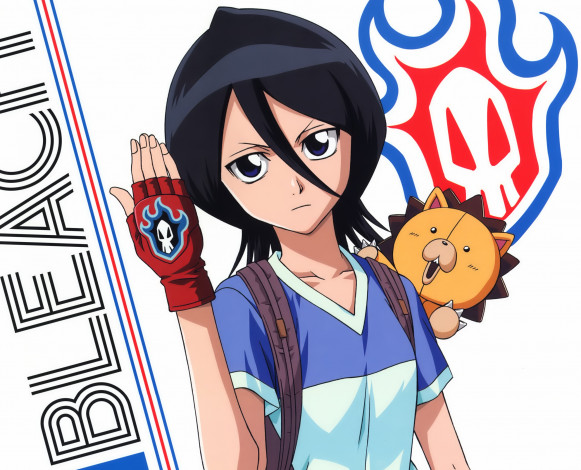 Обои картинки фото аниме, bleach, рукия