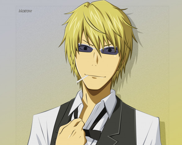 Обои картинки фото аниме, durarara, шизуо