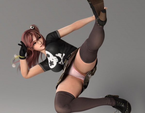 Обои картинки фото 3д графика, аниме , anime, девушка, фон, взгляд