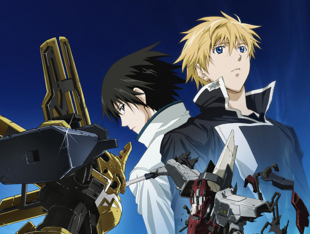 Обои картинки фото аниме, broken blade, робот, парни