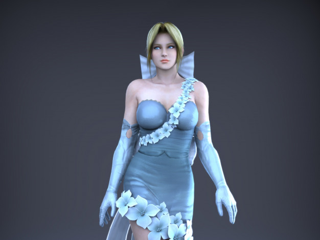 Обои картинки фото 3д графика, ангел , angel, девушка, взгляд, фон