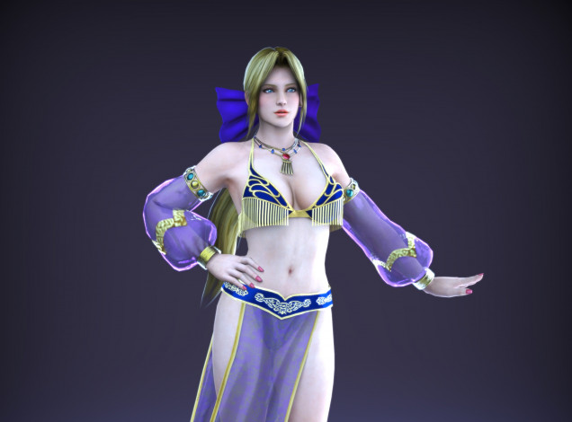 Обои картинки фото 3д графика, аниме , anime, девушка, взгляд, фон