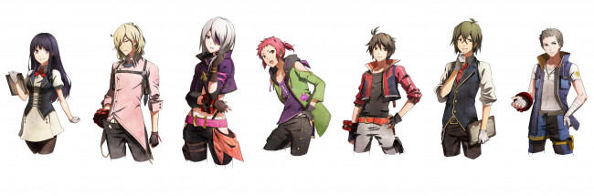 Обои картинки фото аниме, god eater, персонажи