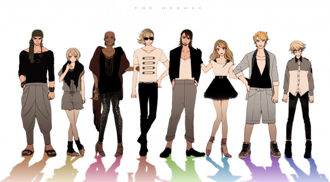 Обои картинки фото аниме, tiger and bunny, tiger, and, bunny, арт