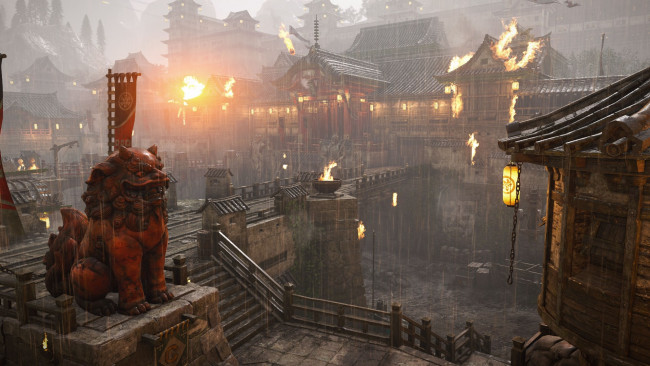 Обои картинки фото видео игры, for honor, город