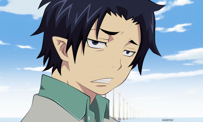 Обои картинки фото аниме, ao no exorcist, рин