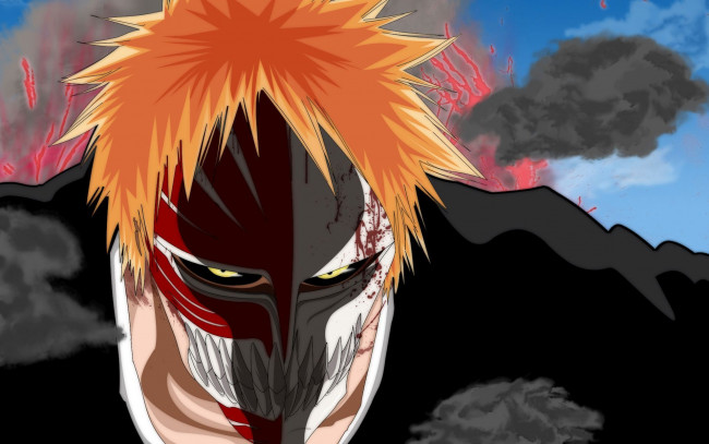 Обои картинки фото аниме, bleach, ичиго