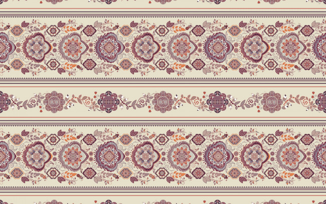 Обои картинки фото векторная графика, графика , graphics, узор, орнамент, цветы