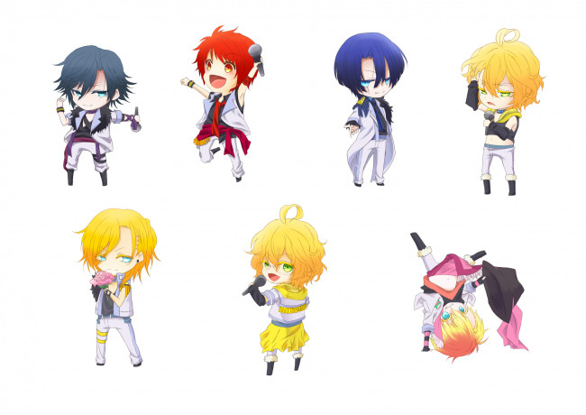 Обои картинки фото аниме, uta no prince-sama, парни