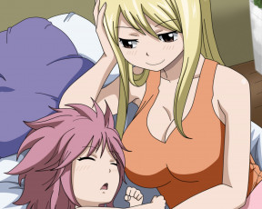 Картинка аниме fairy+tail двое