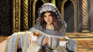 Картинка 3д+графика люди+ people девушка взгляд фон