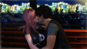 Картинка 3д+графика романтика+ romantics фон взгляд девушка