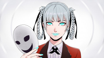 Картинка аниме kakegurui девушка