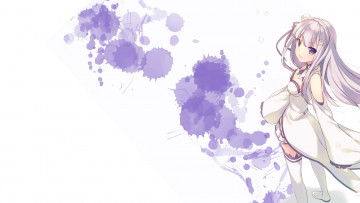 Картинка аниме re +zero+kara+hajimeru+isekai+seikatsu девушка взгляд фон