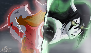 Картинка аниме bleach улькиорра ичиго