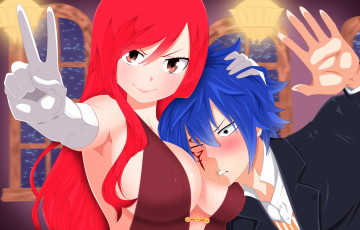 Картинка аниме fairy+tail jellal by parokas matsuri mahou erza asiatic oppai gerald oriental fairy tail japanese manga asian blush anime