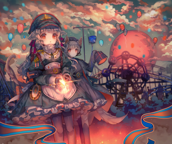 Обои картинки фото аниме, животные,  существа, cha, goma