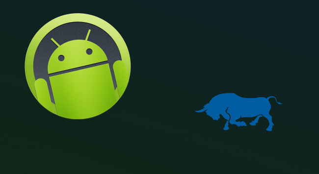 Обои картинки фото компьютеры, android, фон, логотип