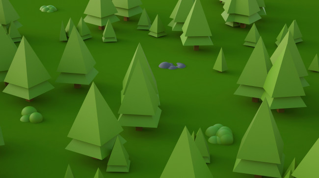 Обои картинки фото векторная графика, природа , nature, лес, деревья