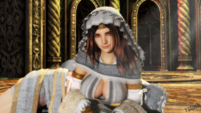 Обои картинки фото 3д графика, люди , people, девушка, взгляд, фон