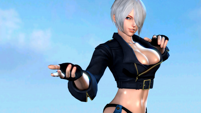 Обои картинки фото 3д графика, люди , people, фон, взгляд, девушка