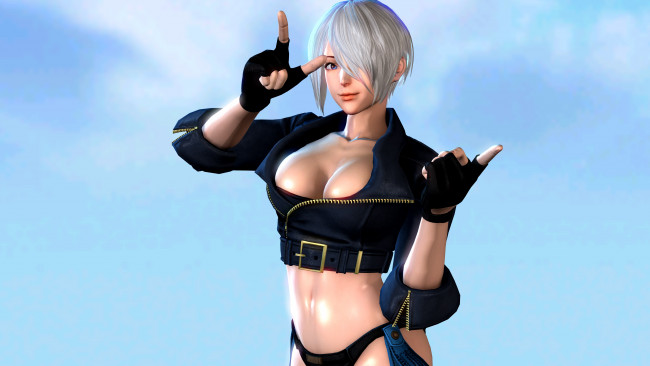 Обои картинки фото 3д графика, люди , people, фон, взгляд, девушка