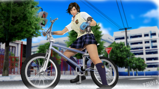 Обои картинки фото 3д графика, люди , people, взгляд, фон, девушка