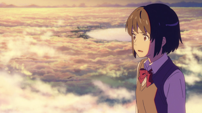 Обои картинки фото аниме, kimi no na wa, kimi, no, na, wa