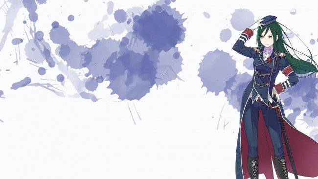 Обои картинки фото аниме, re,  zero kara hajimeru isekai seikatsu, девушка, взгляд, фон