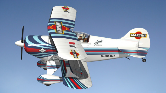 Обои картинки фото авиация, 3д, рисованые, v-graphic, самолет, полет