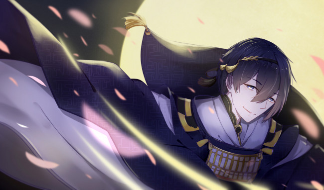 Обои картинки фото аниме, touken ranbu, парень