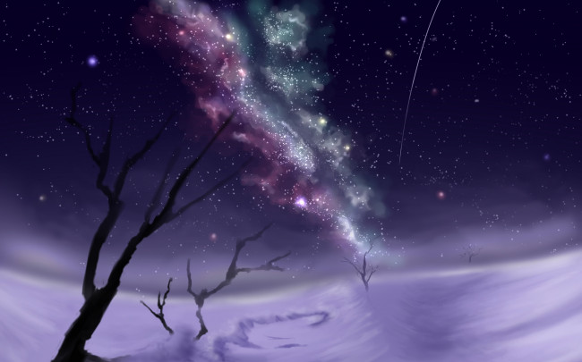 Обои картинки фото аниме, unknown,  другое, ночь