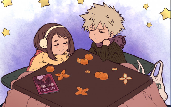 Обои картинки фото аниме, boku no hero academia, моя, геройская, академия