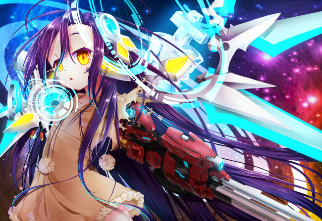 Обои картинки фото аниме, no game no life, девушка