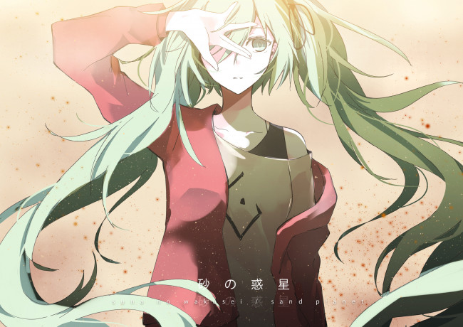 Обои картинки фото аниме, vocaloid, девушка