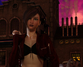 Картинка 3д+графика люди+ people фон взгляд девушка