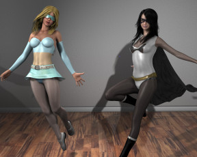 Картинка 3д+графика фантазия+ fantasy фон взгляд девушки