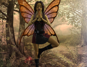 Картинка 3д+графика эльфы+ elves эльфийка фон взгляд