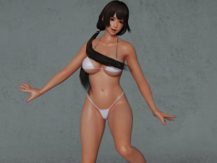 Картинка 3д+графика люди+ people фон взгляд девушка