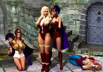 Картинка 3д+графика фантазия+ fantasy фон взгляд девушки