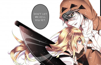 Картинка аниме satsuriku+no+tenshi satsuriku no tenshi ангел кровопролития парень девушка