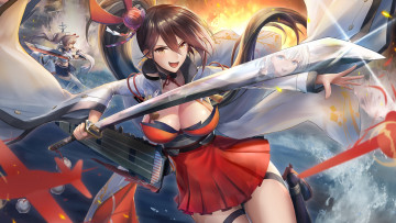 Картинка аниме azur+lane девушка