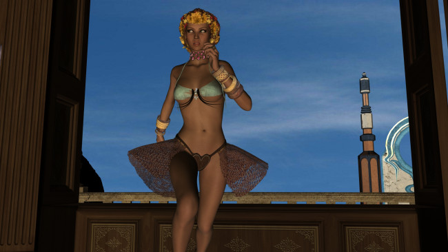 Обои картинки фото 3д графика, люди , people, фон, взгляд, девушка