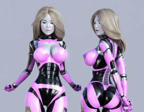 Картинка 3д+графика люди+ people фон взгляд девушка