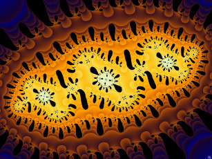 Картинка 3д+графика фракталы+ fractal цвет узор фон