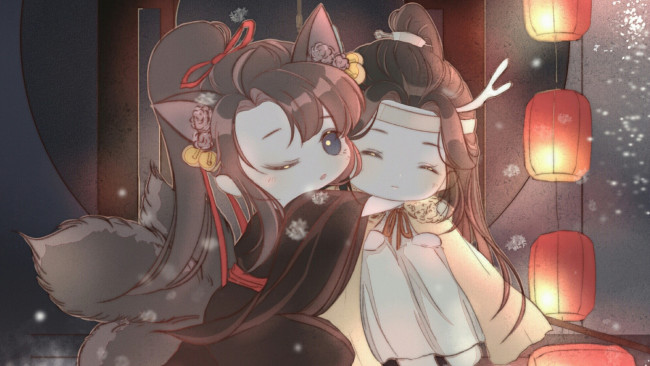 Обои картинки фото аниме, mo dao zu shi, the, untamed, неукротимый, повелитель, чэньцин, мосян, тунсю, mo, dao, zu, shi, магистр, дьявольского, культа