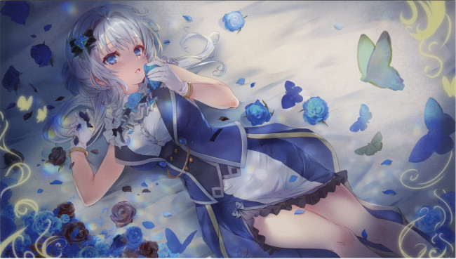 Обои картинки фото аниме, mahou shoujo madoka magika, девочка, волшебница, мадока